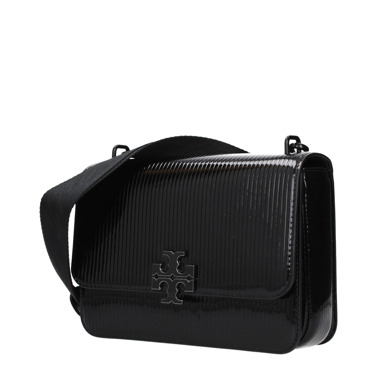 Tory Burch Crossbody Bags Women Patent Leather Black