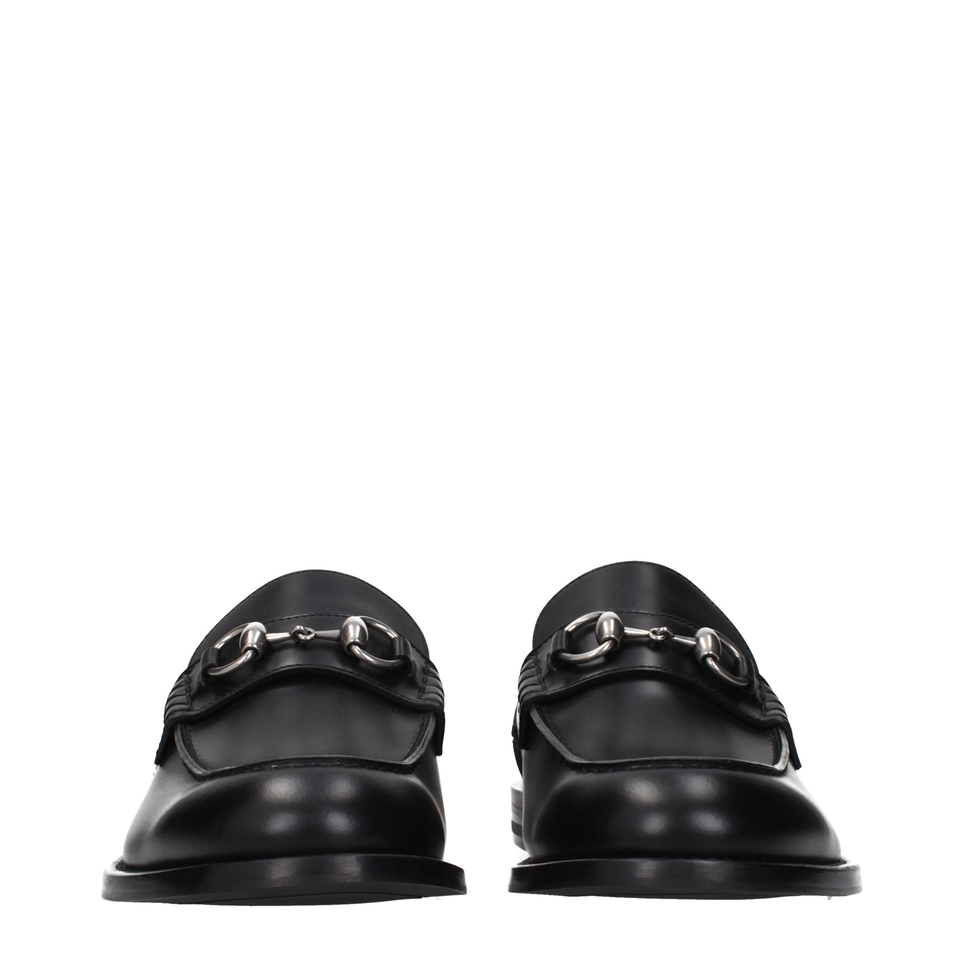 Gucci Loafers Men Leather Black