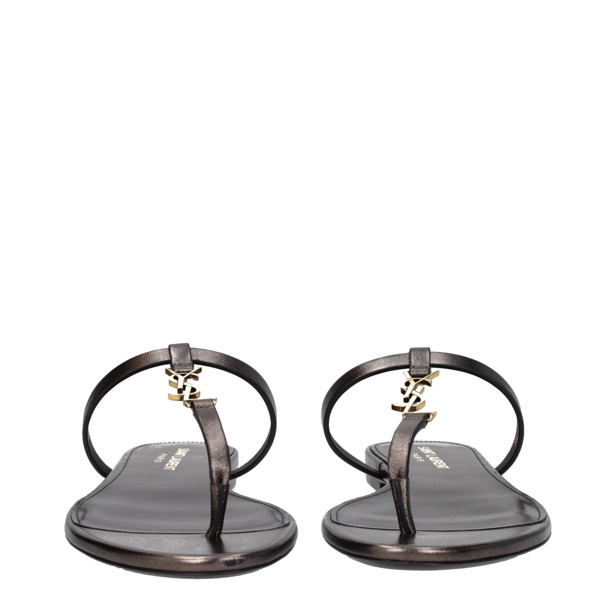 Saint Laurent Women's Flip Flops Leather