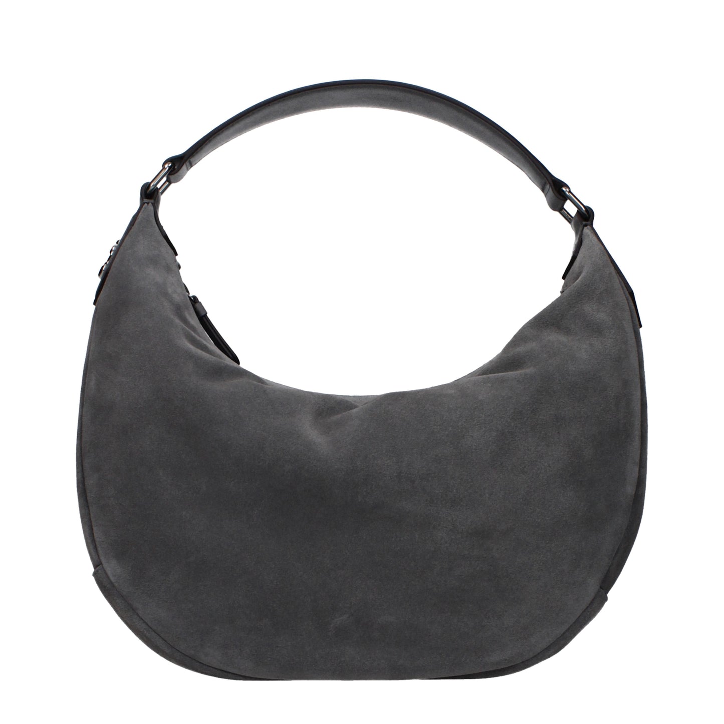 Jimmy Choo Shoulder Bags Women Suede Gray/Storm Gray