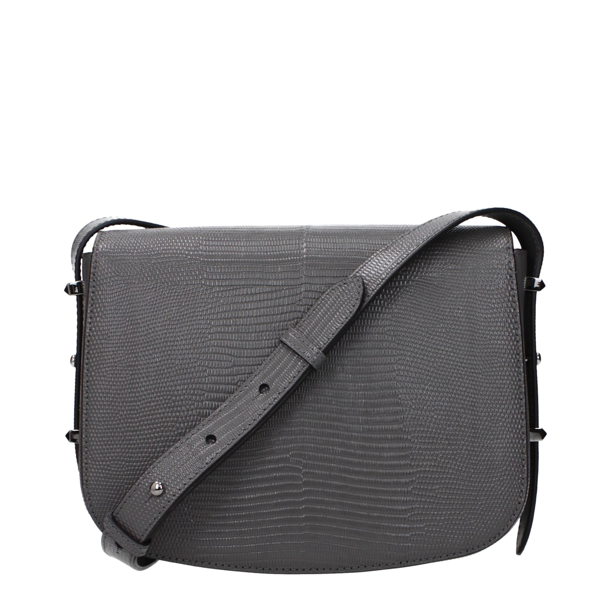 Jimmy Choo Crossbody Bags Women Leather Gray/Rifle