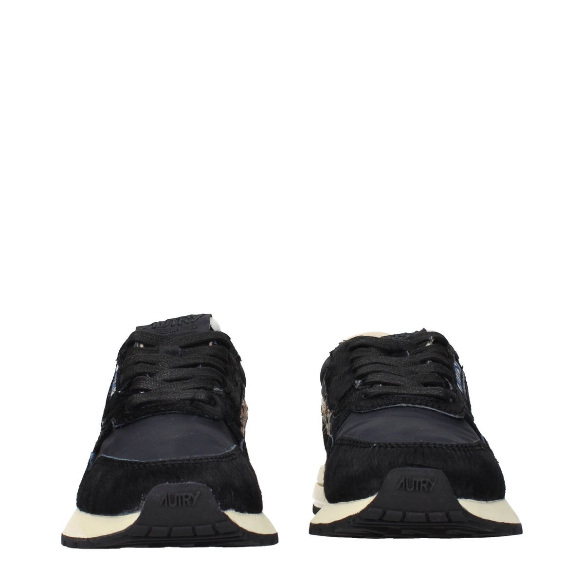 Autry Sneakers Women Fabric  Black/Leopard