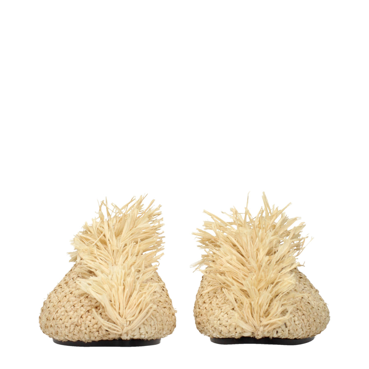 Jil Sander Slippers and Clogs Women Raffia Beige