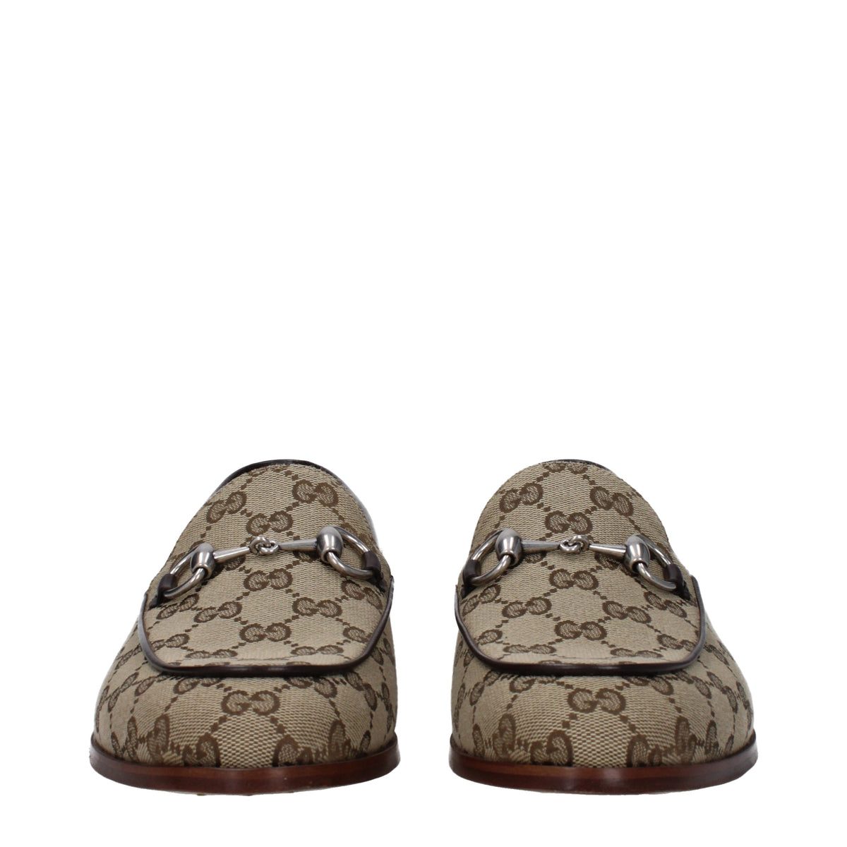 Gucci Loafers Men Fabric  Beige/Ebony