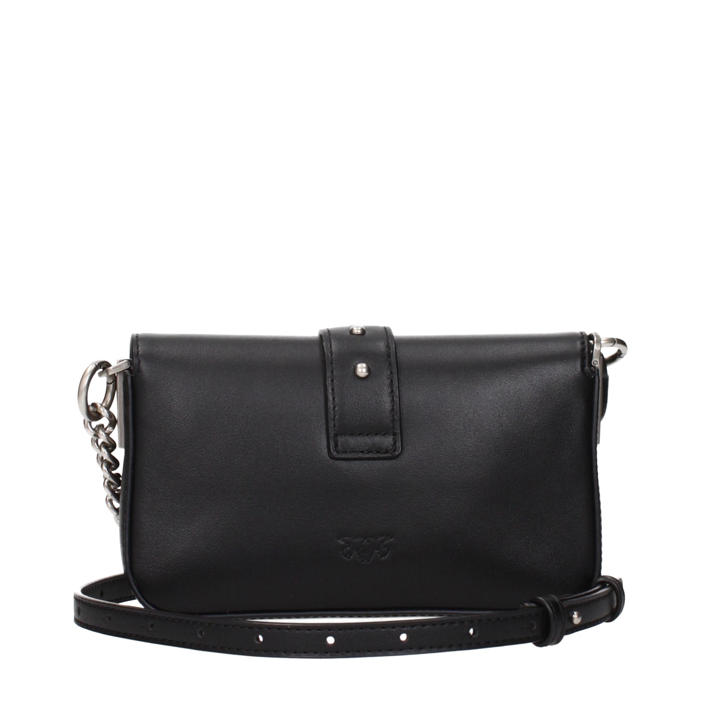 Pinko Crossbody Bags Women Leather Black