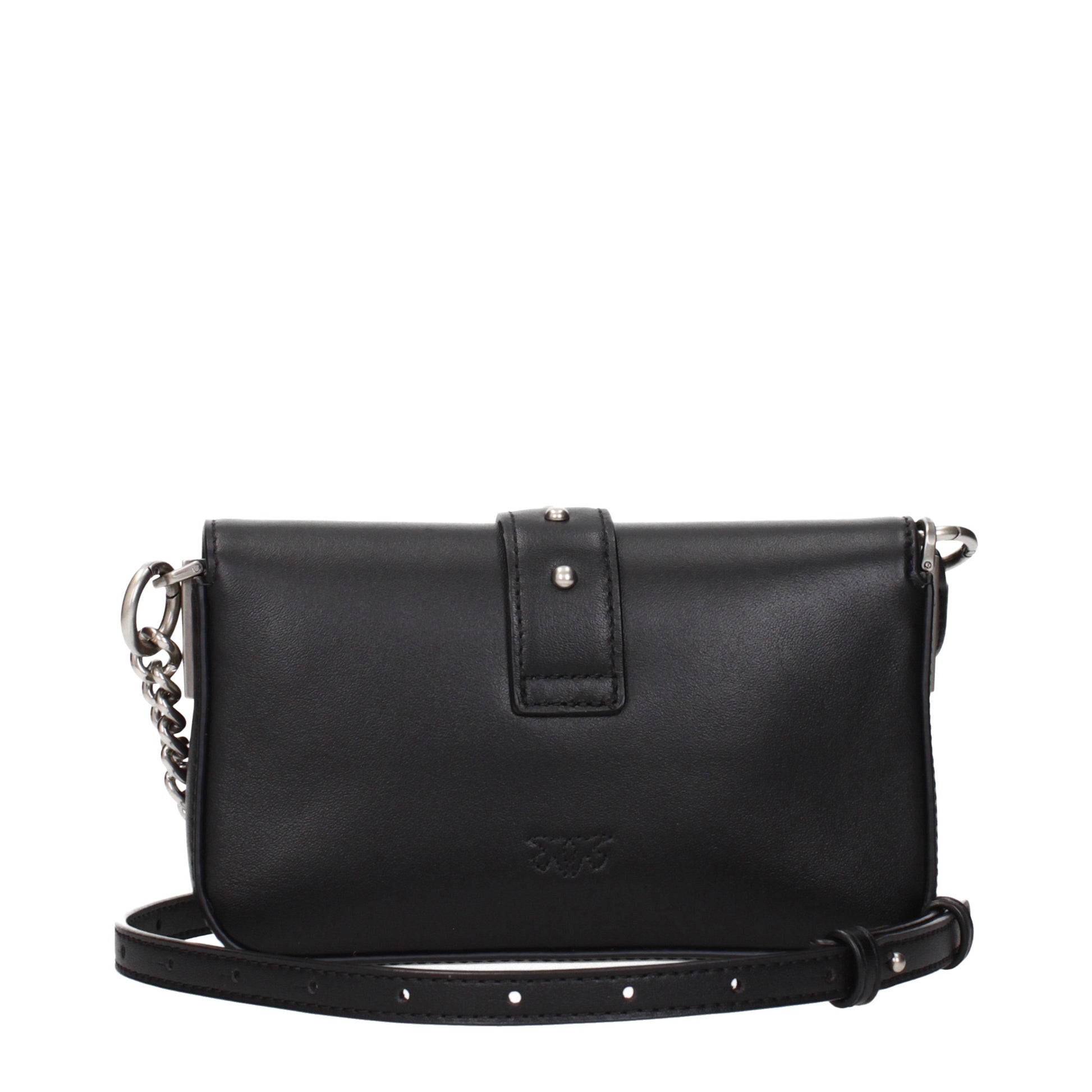 Pinko Crossbody Bags Women Leather Black