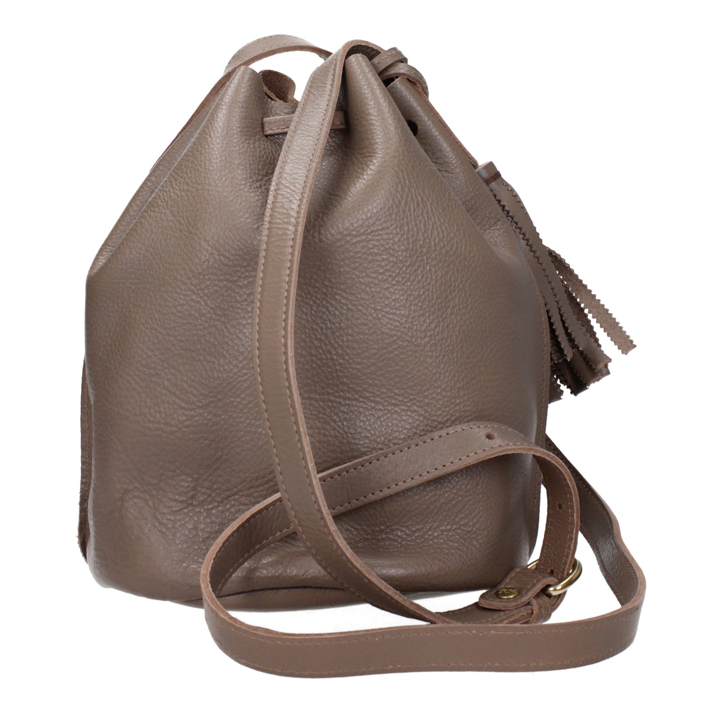 Il Bisonte Crossbody Bags Women Leather Gray/Turtledove