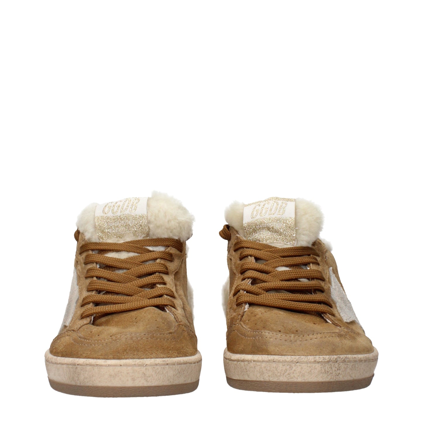 Golden Goose Sneakers Women Suede Brown/Cognac