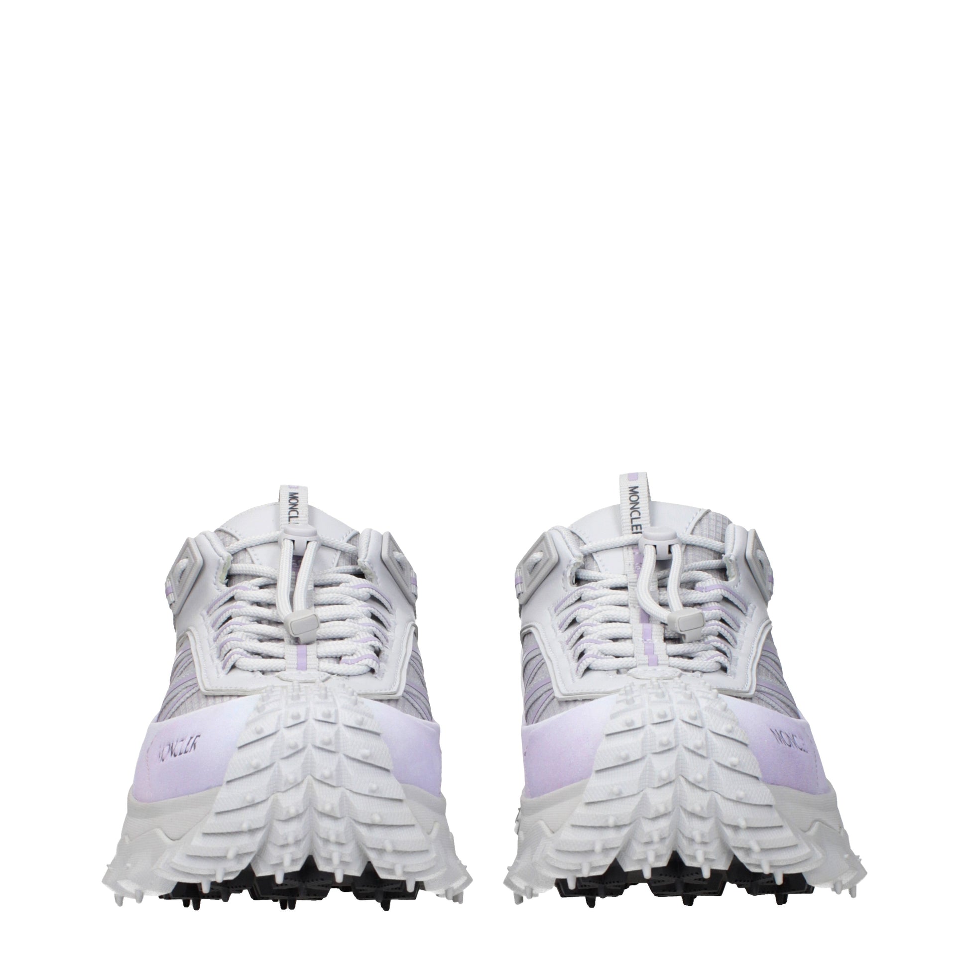 Moncler Sneakers Women Fabric  Gray/Light Violet