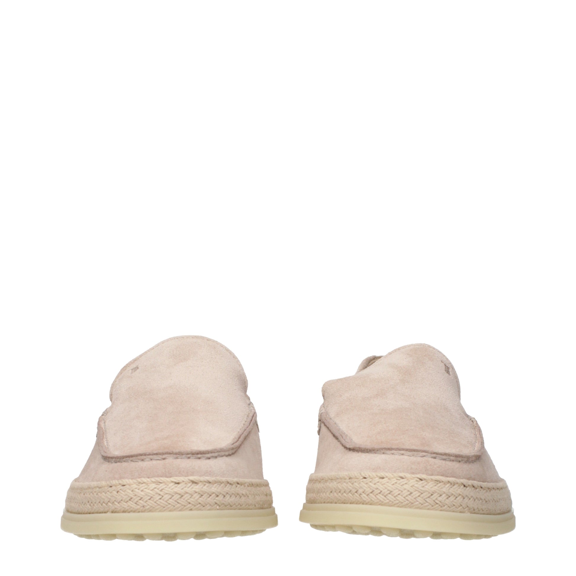 Tod's Loafers Women Suede Pink