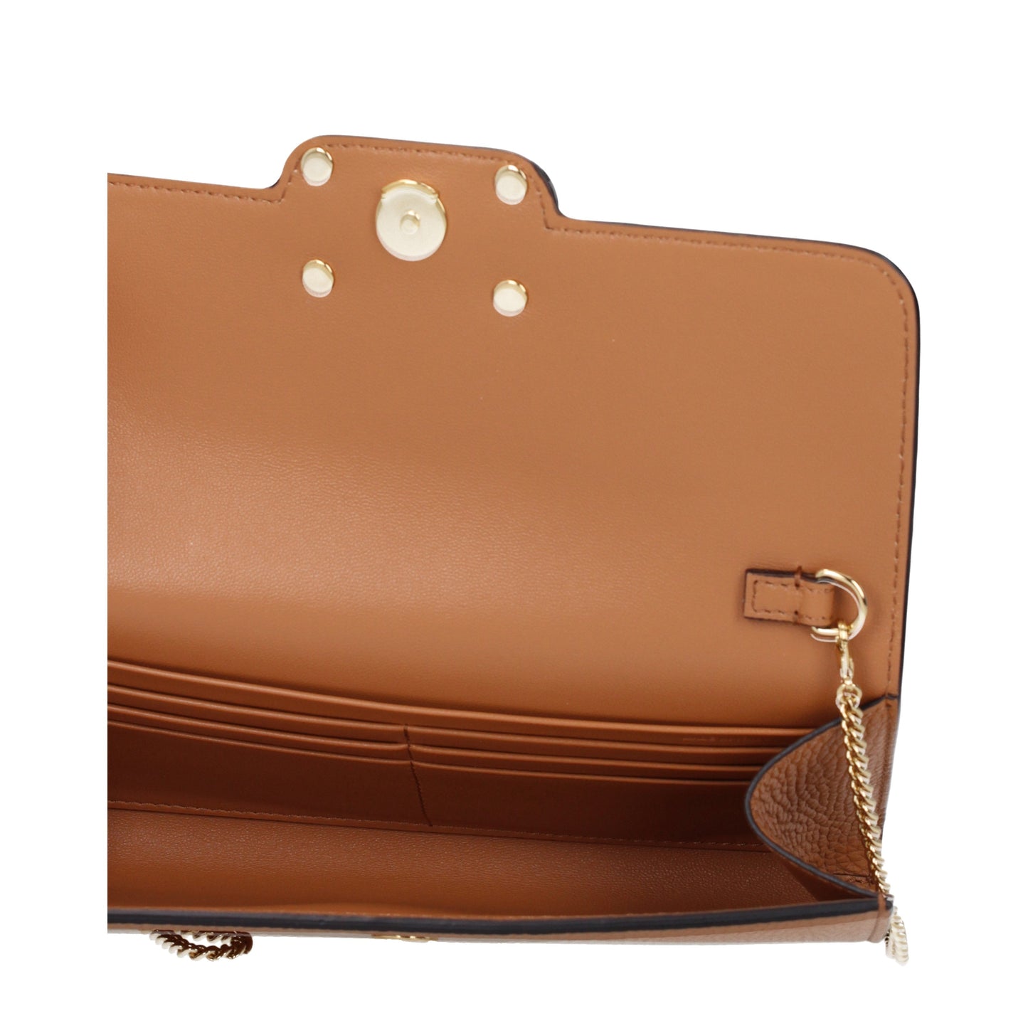 Valentino Garavani Clutches Women Leather Brown/Almond