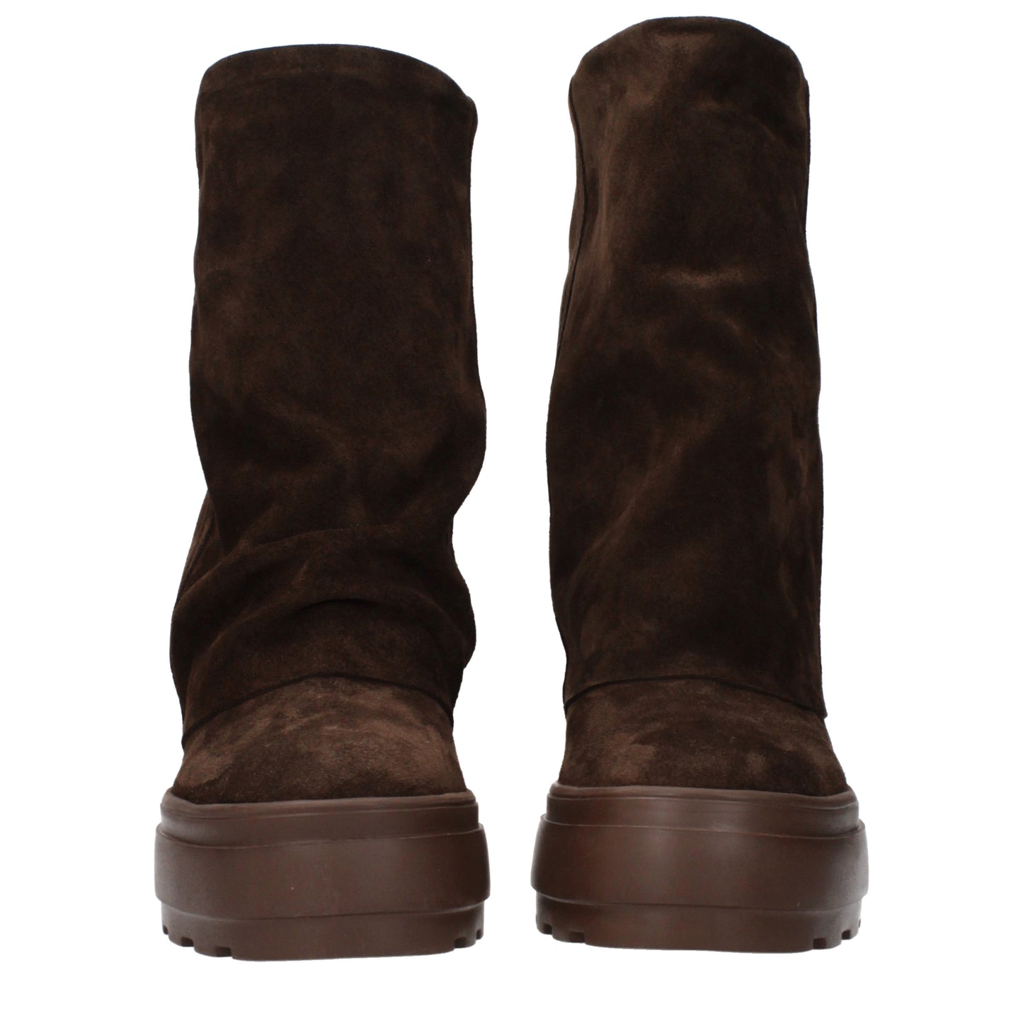 Casadei Ankle Boots Women Suede Brown/Cocoa