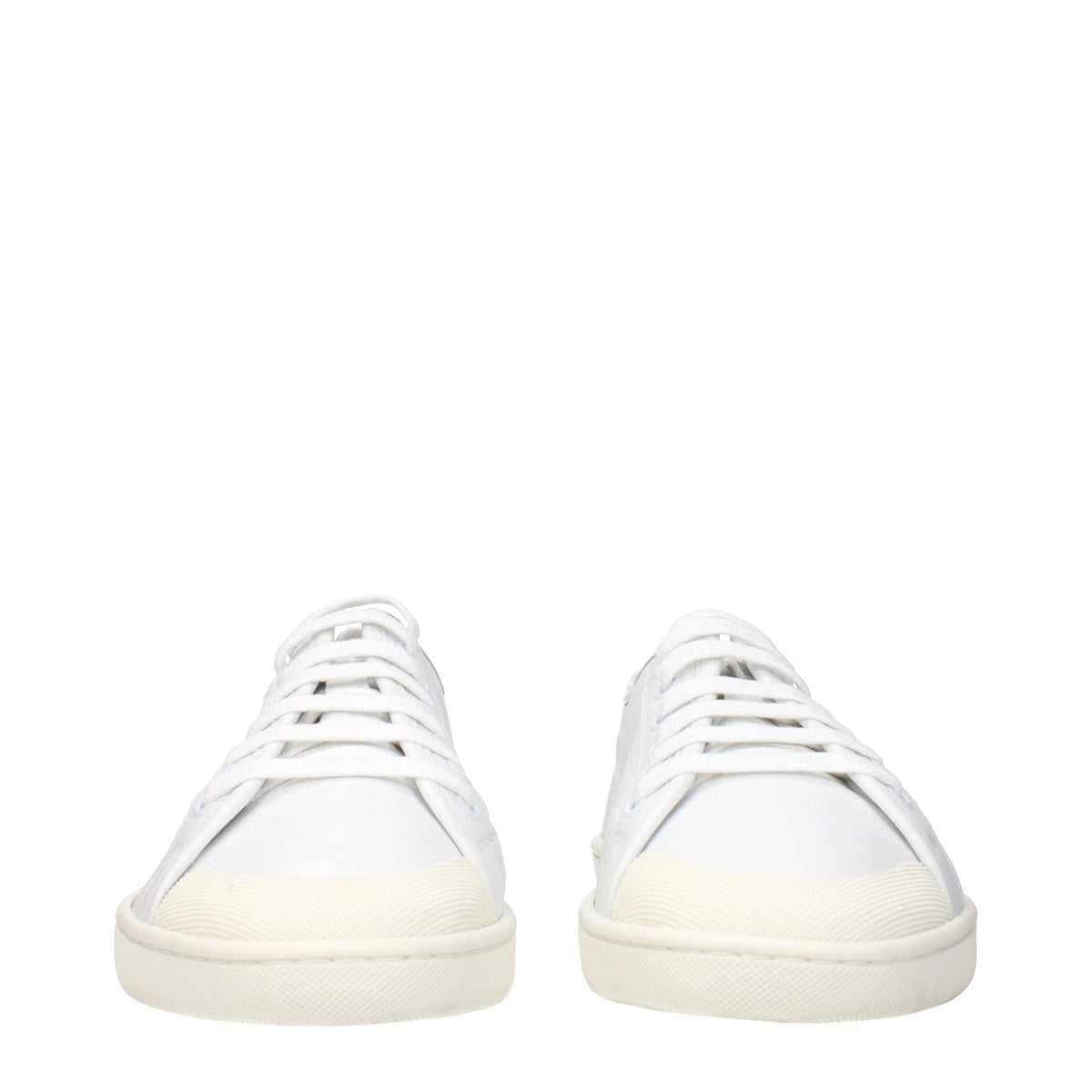 Saint Laurent Sneakers Men Leather White
