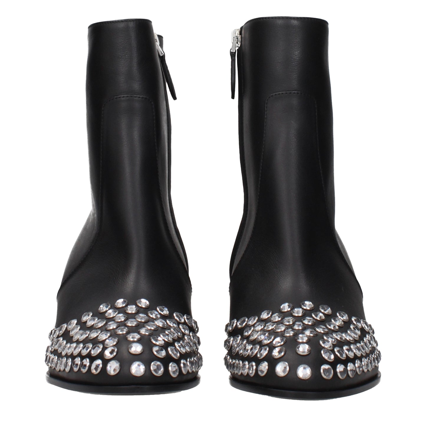 Alaia Ankle Boots Women Leather Black