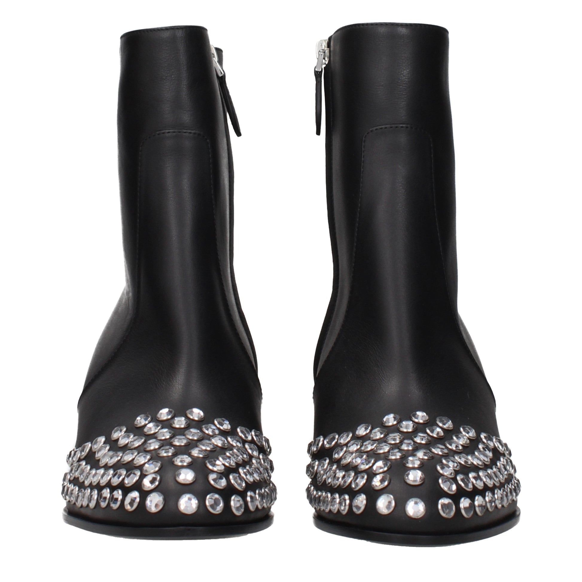 Alaia Ankle Boots Women Leather Black