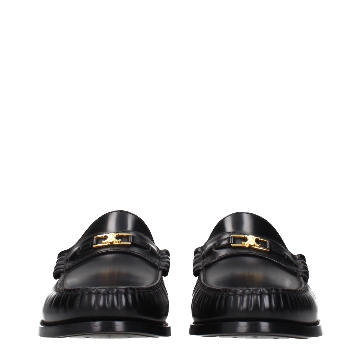 Celine Loafers Men Leather Black
