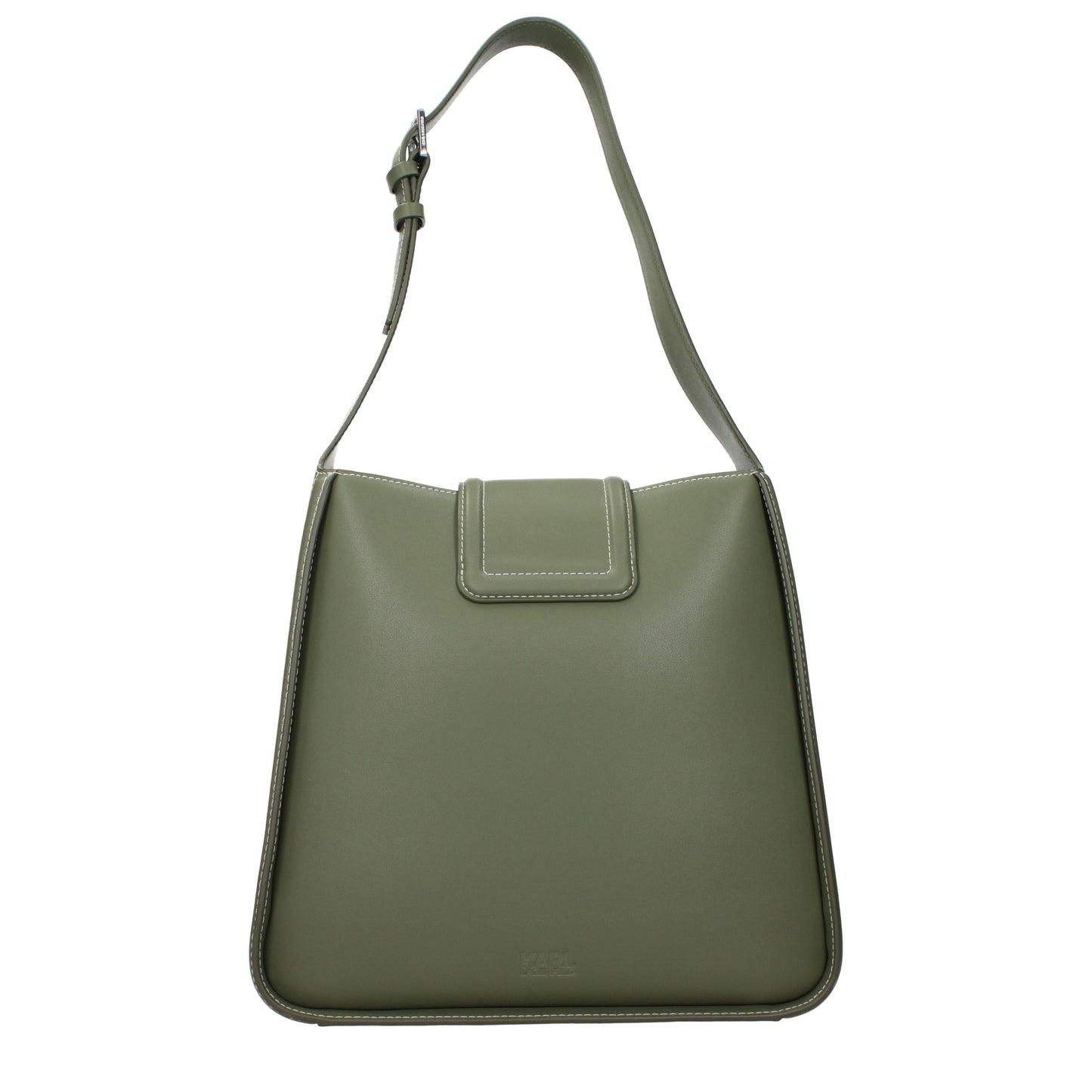 Karl Lagerfeld Shoulder Bags Women Leather Green/Olive