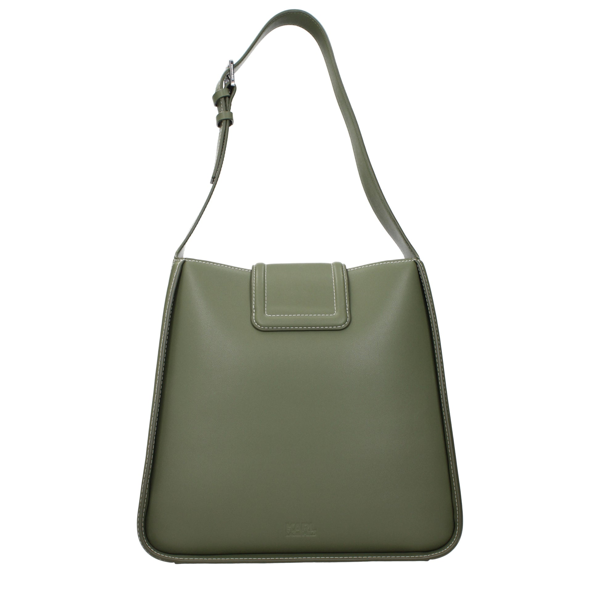 Karl Lagerfeld Shoulder Bags Women Leather Green/Olive