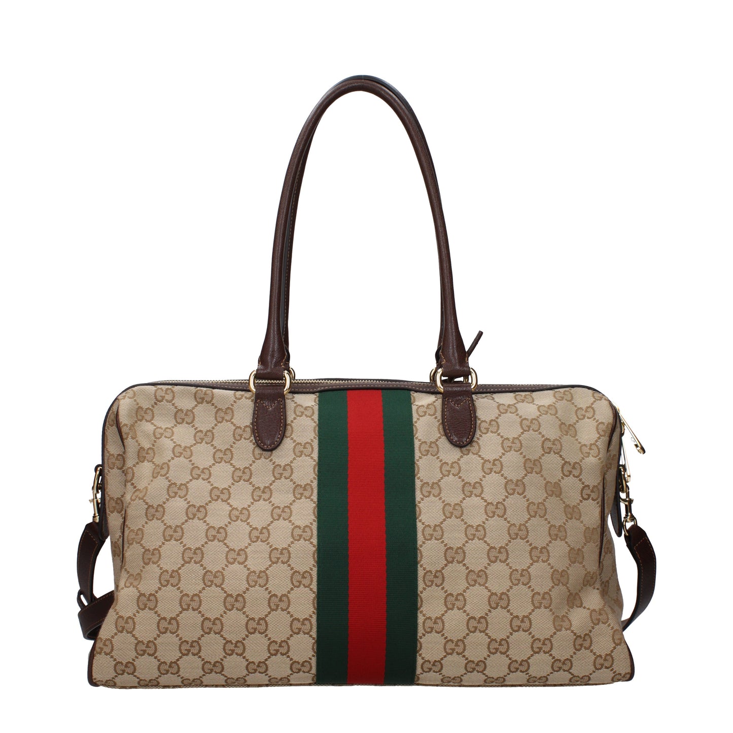 Gucci Shoulder Bags Women Fabric  Beige/Brown