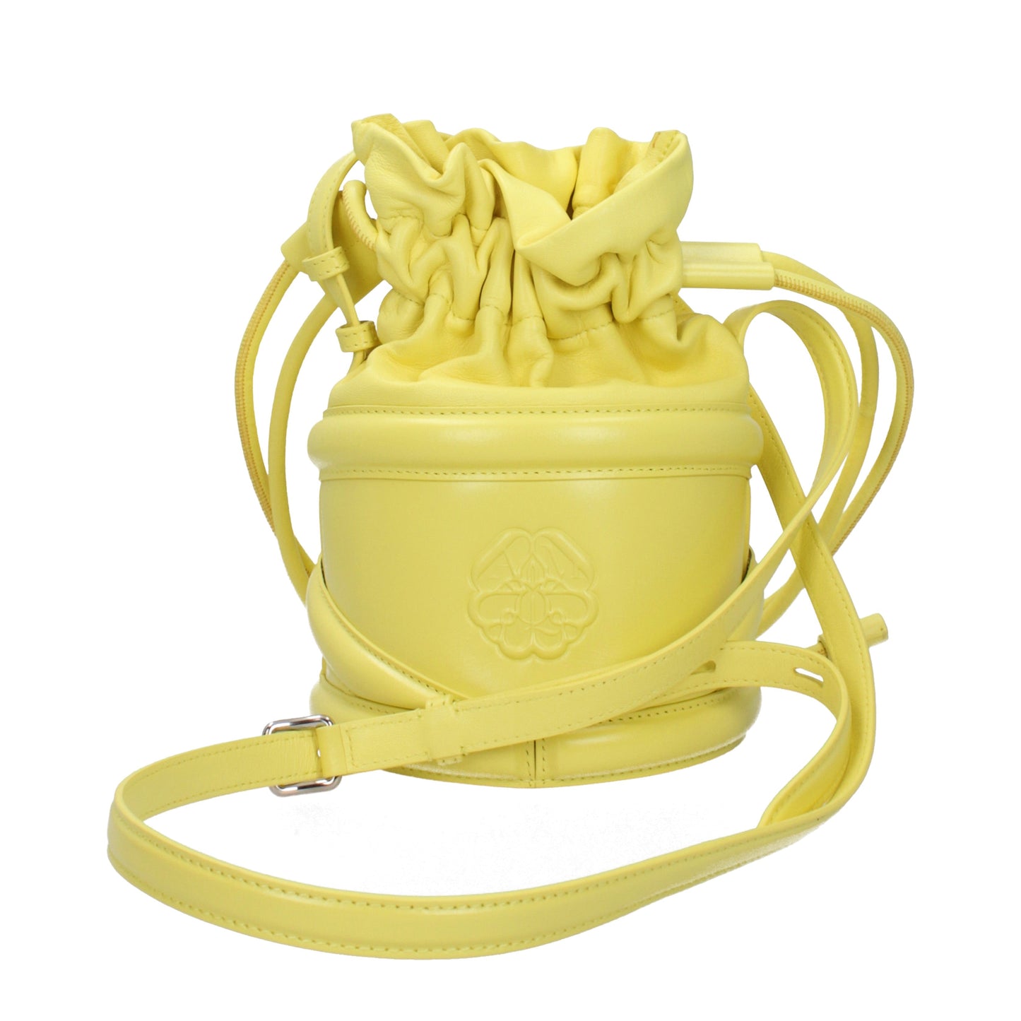 Alexander McQueen Crossbody Bags Women Leather Yellow/Pollen