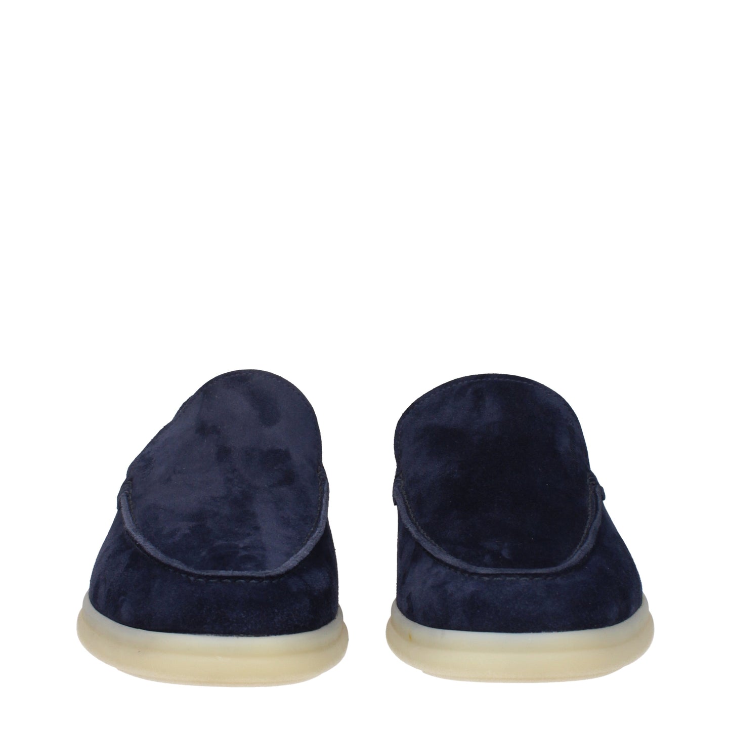 Church's Men's Loafers in Suede Blue/Blue Navy