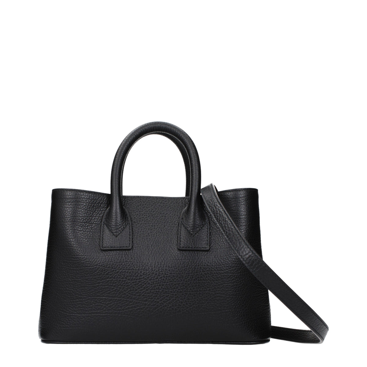 Burberry Handbags Women Leather Black