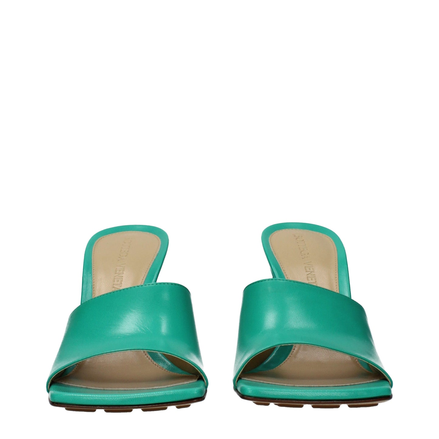 Bottega Veneta Women's Sandals Leather Turquoise