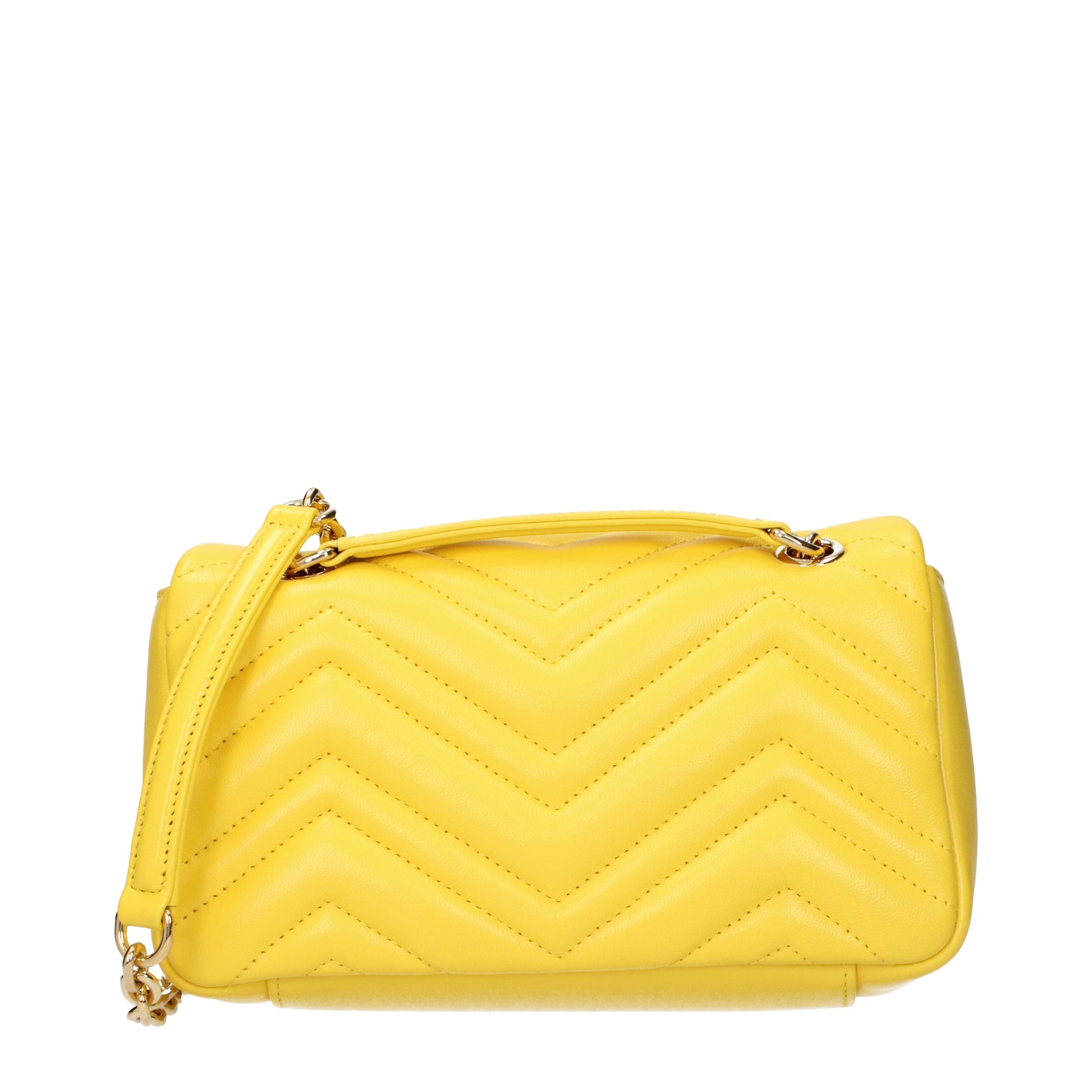 Gucci Shoulder Bags Women Leather Yellow