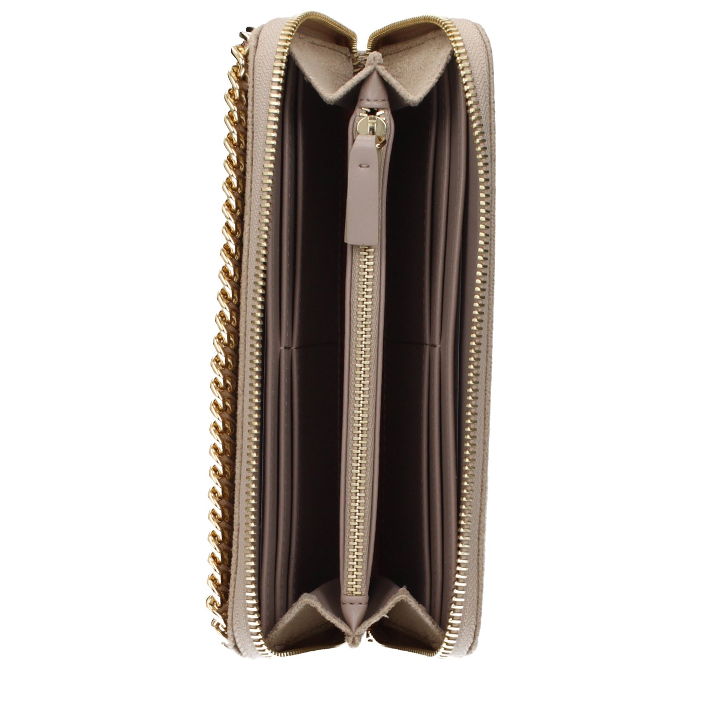 Stella McCartney Wallets Women Eco Suede Beige/Butter
