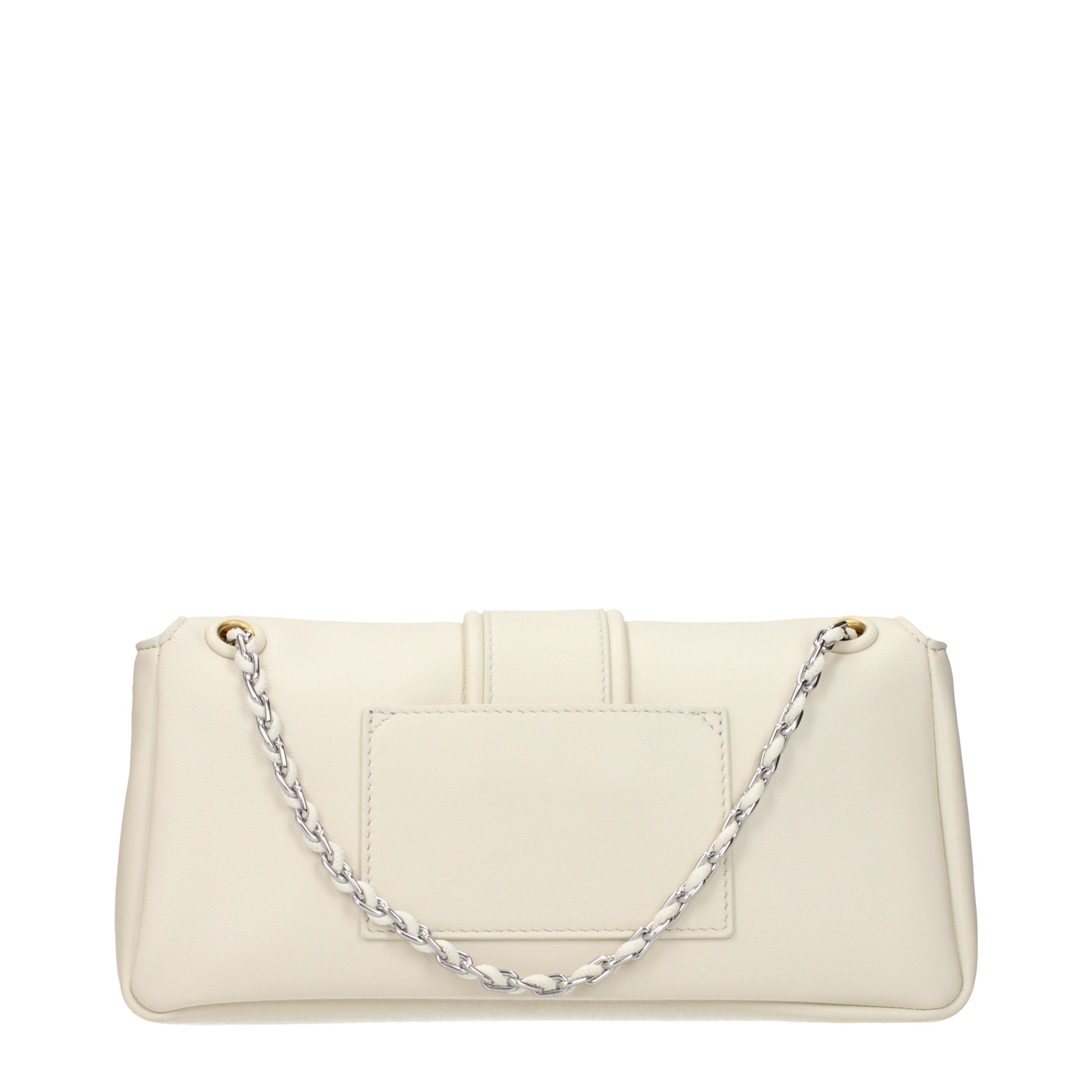 Jacquemus Shoulder Bags Women Leather Beige/Light Ivory