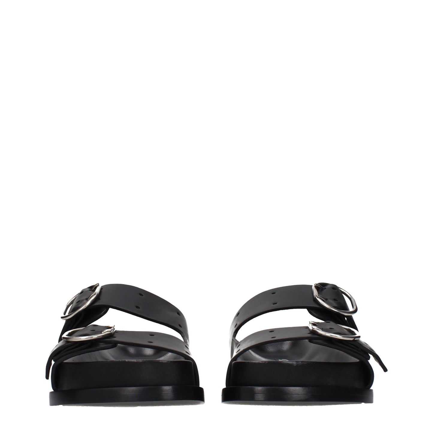 Jil Sander Slippers and Clogs Women Leather Black
