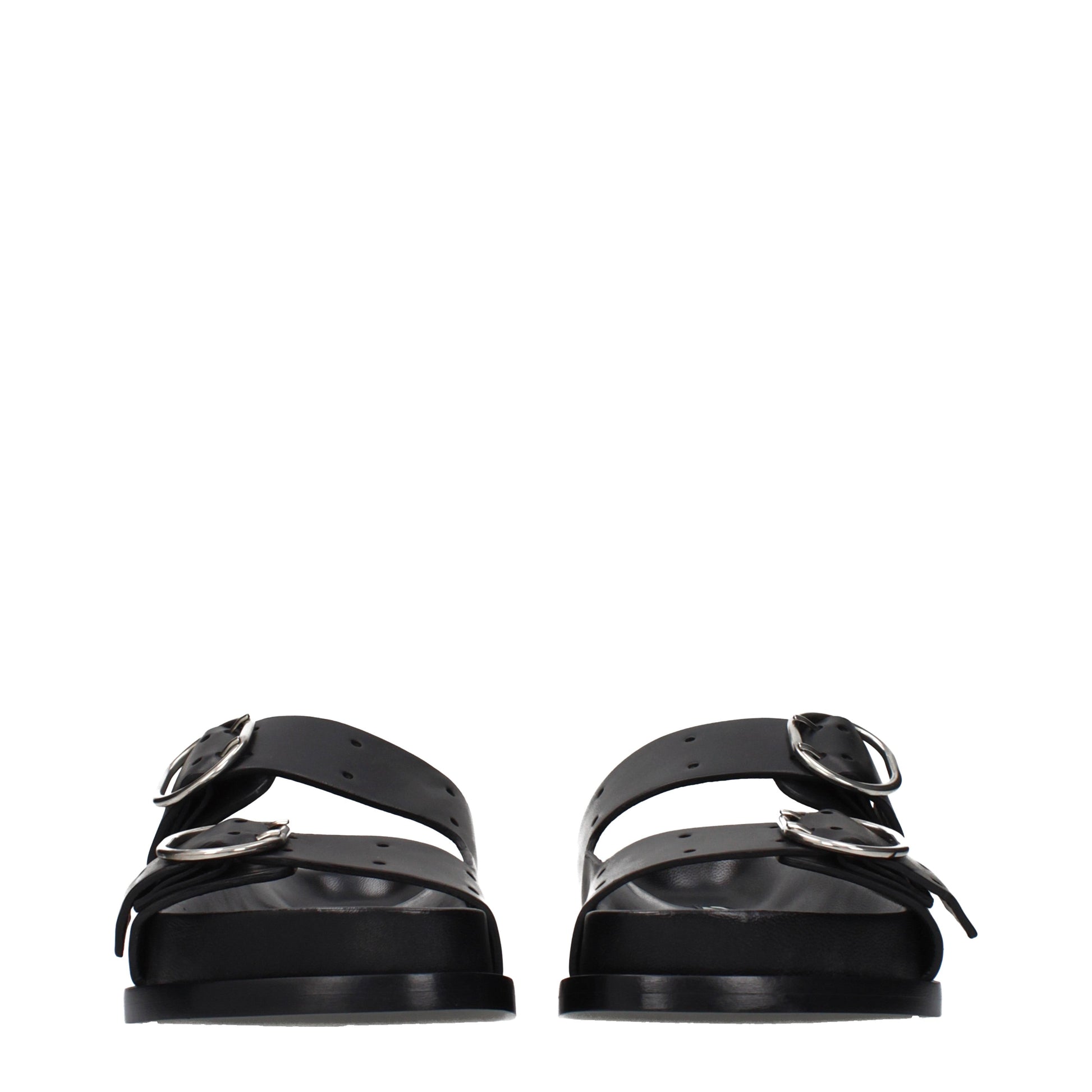 Jil Sander Slippers and Clogs Women Leather Black