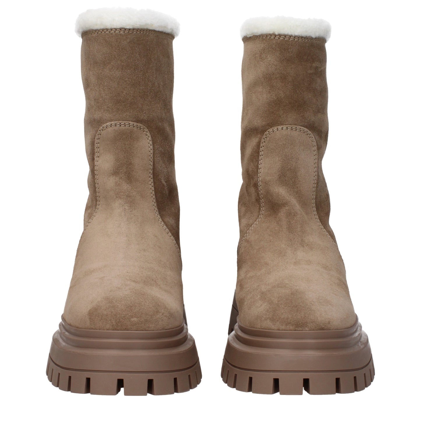 Stuart Weitzman Women's Boots in Suede Beige/Khaki