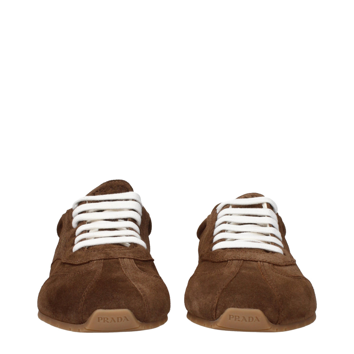 Prada Sneakers Women Suede Brown/Cocoa
