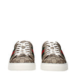 Gucci Sneakers Men Fabric  Beige/Green