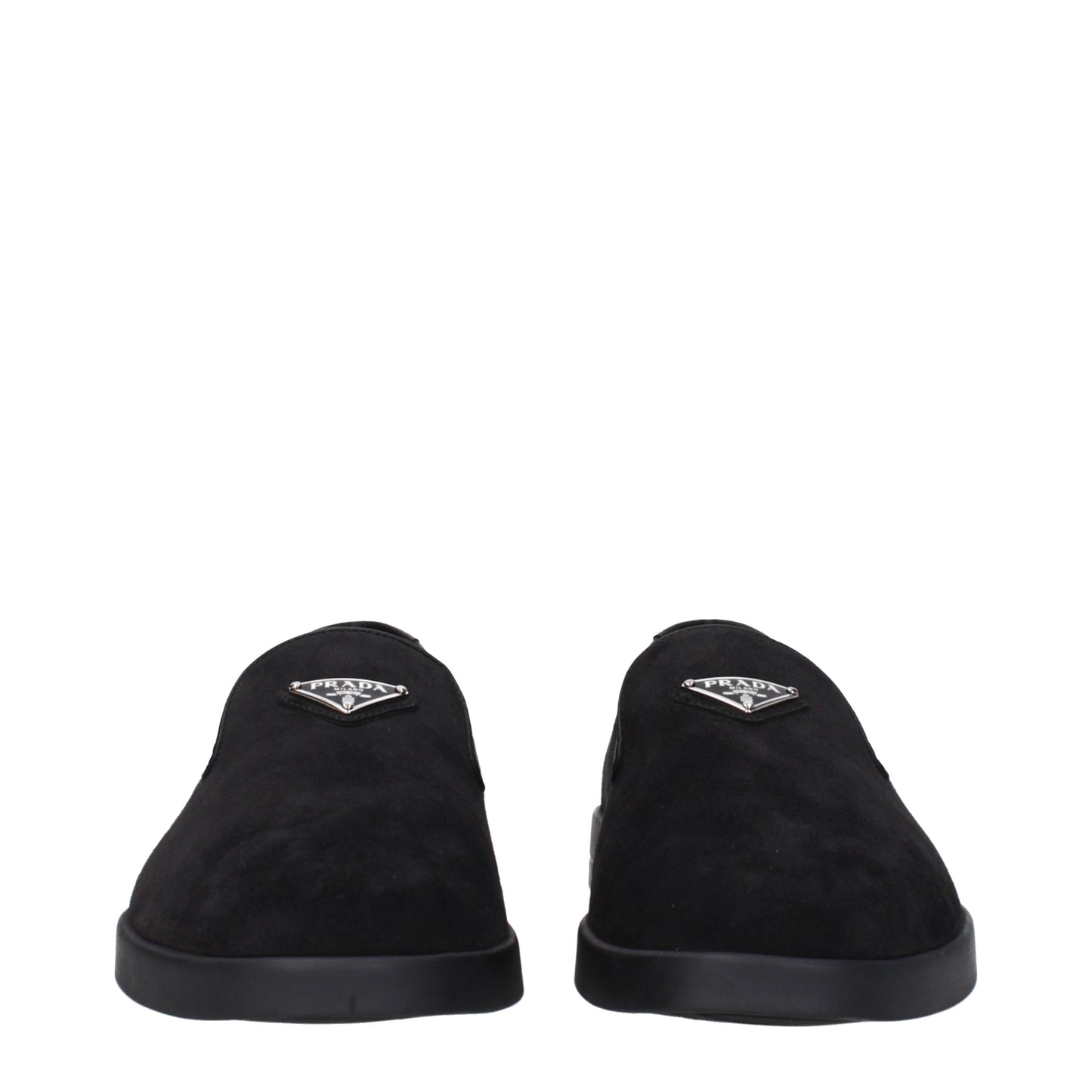 Prada Men's Slip-ons in Suede Black