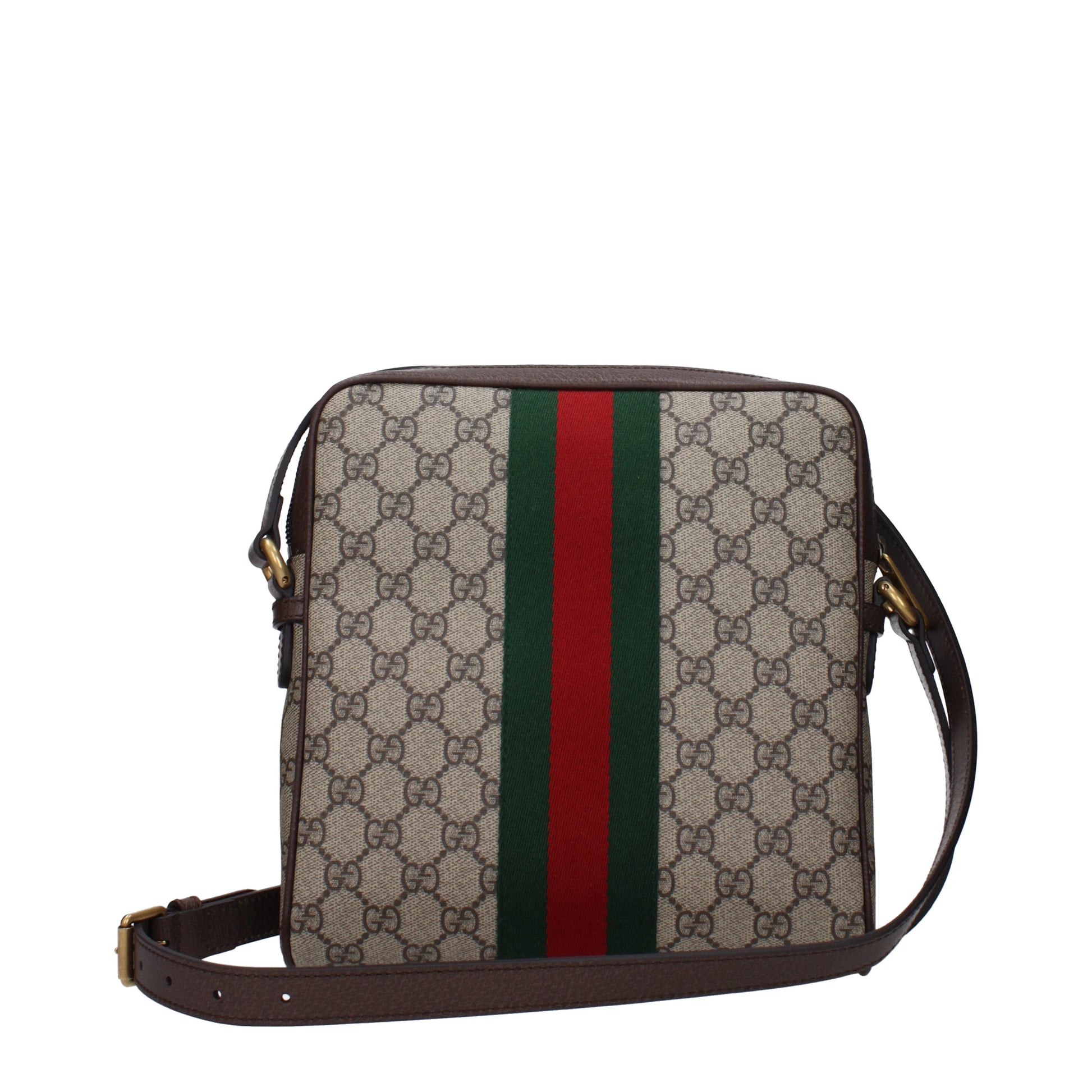 Gucci Crossbody Bags Men Fabric  Beige/Ebony