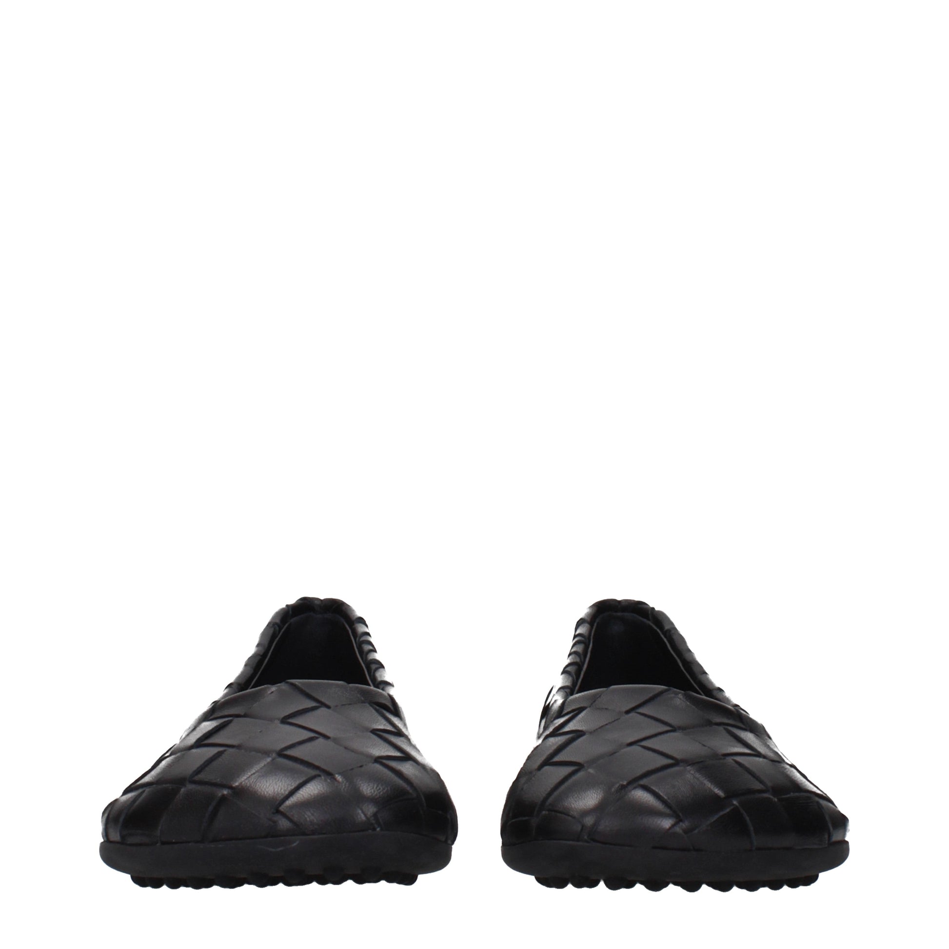 Bottega Veneta Ballet Flats Women Leather Black