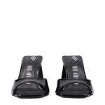The Attico Sandals Women Patent Leather Black