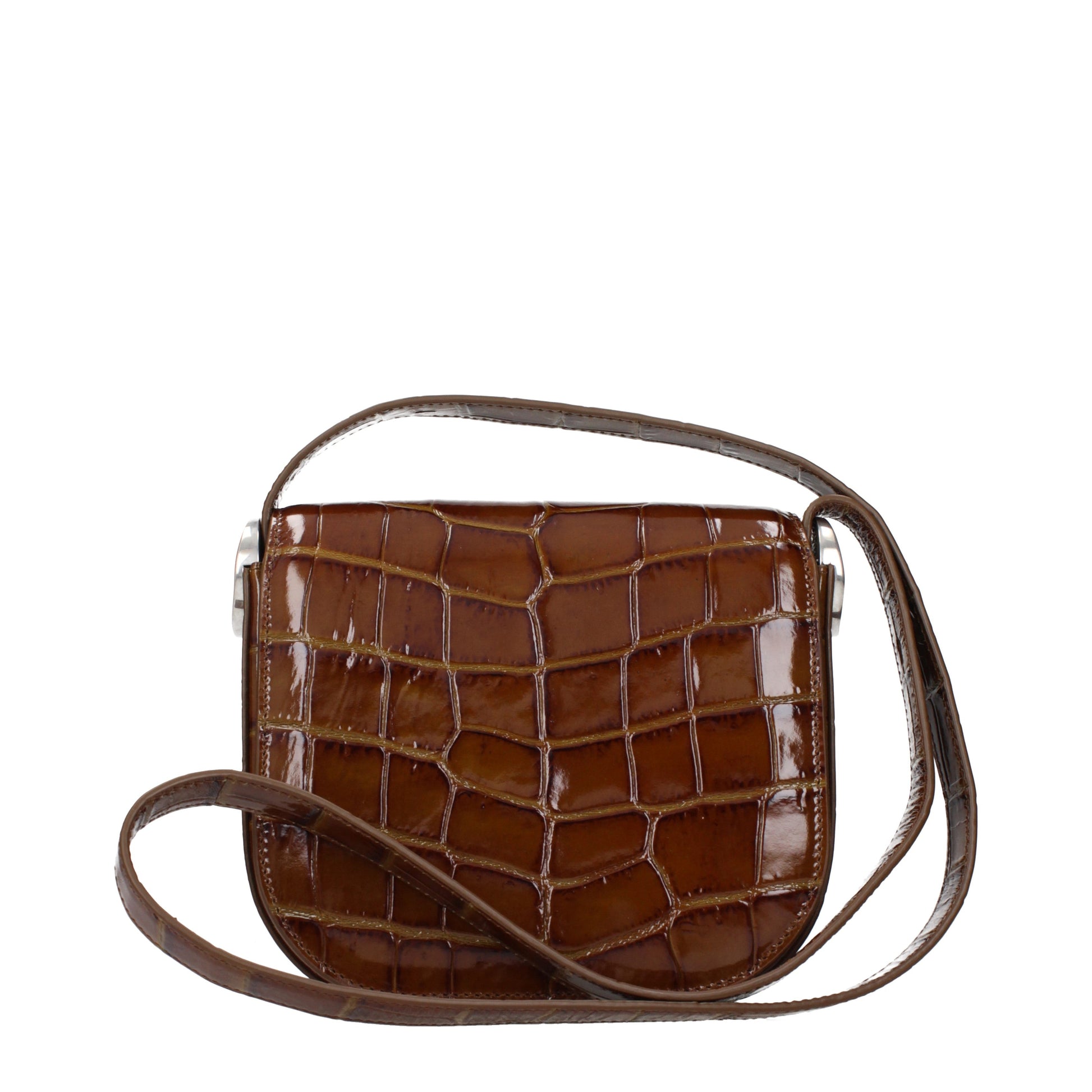 Jil Sander Crossbody Bags Women Leather Brown