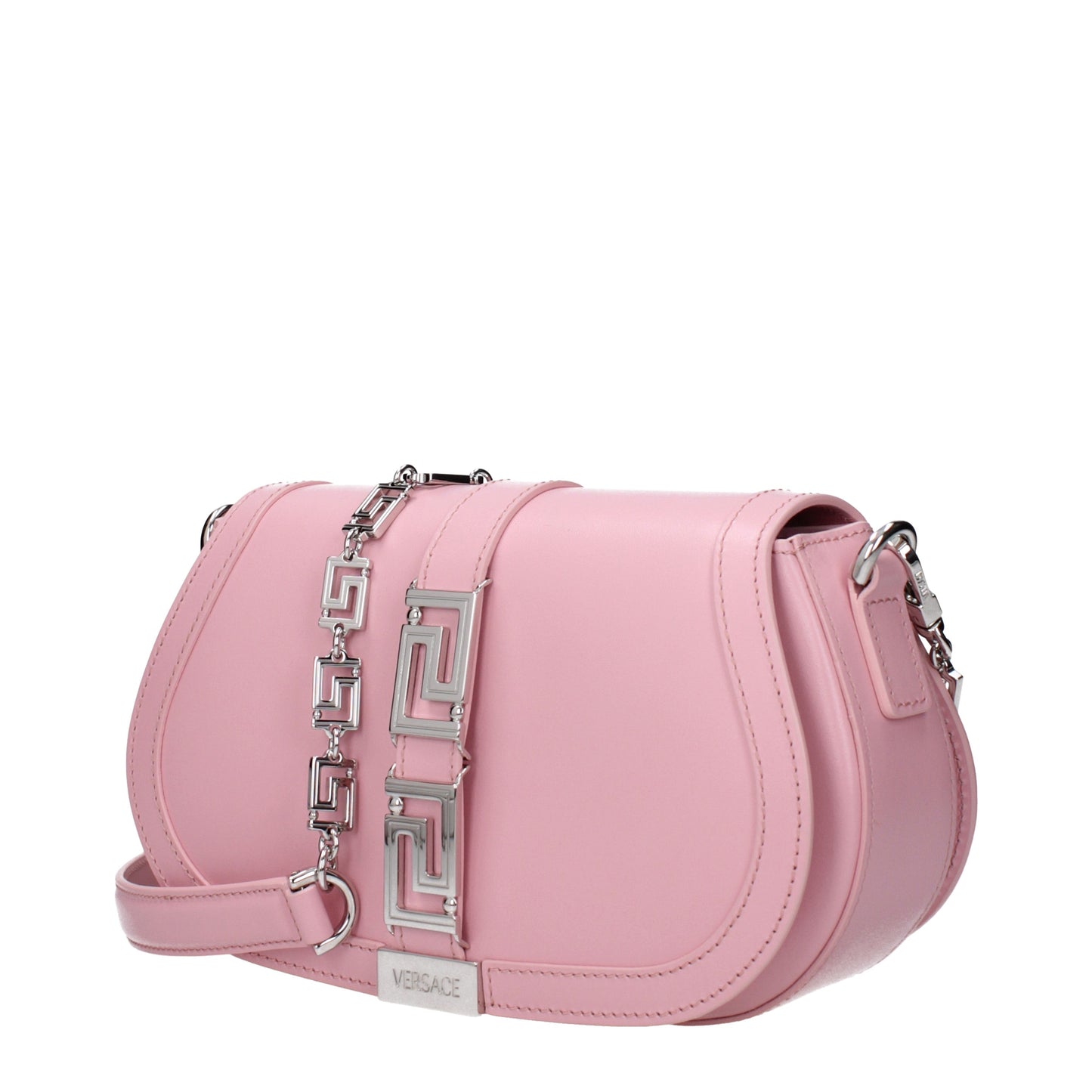 Versace Shoulder Bags Women Leather Pink