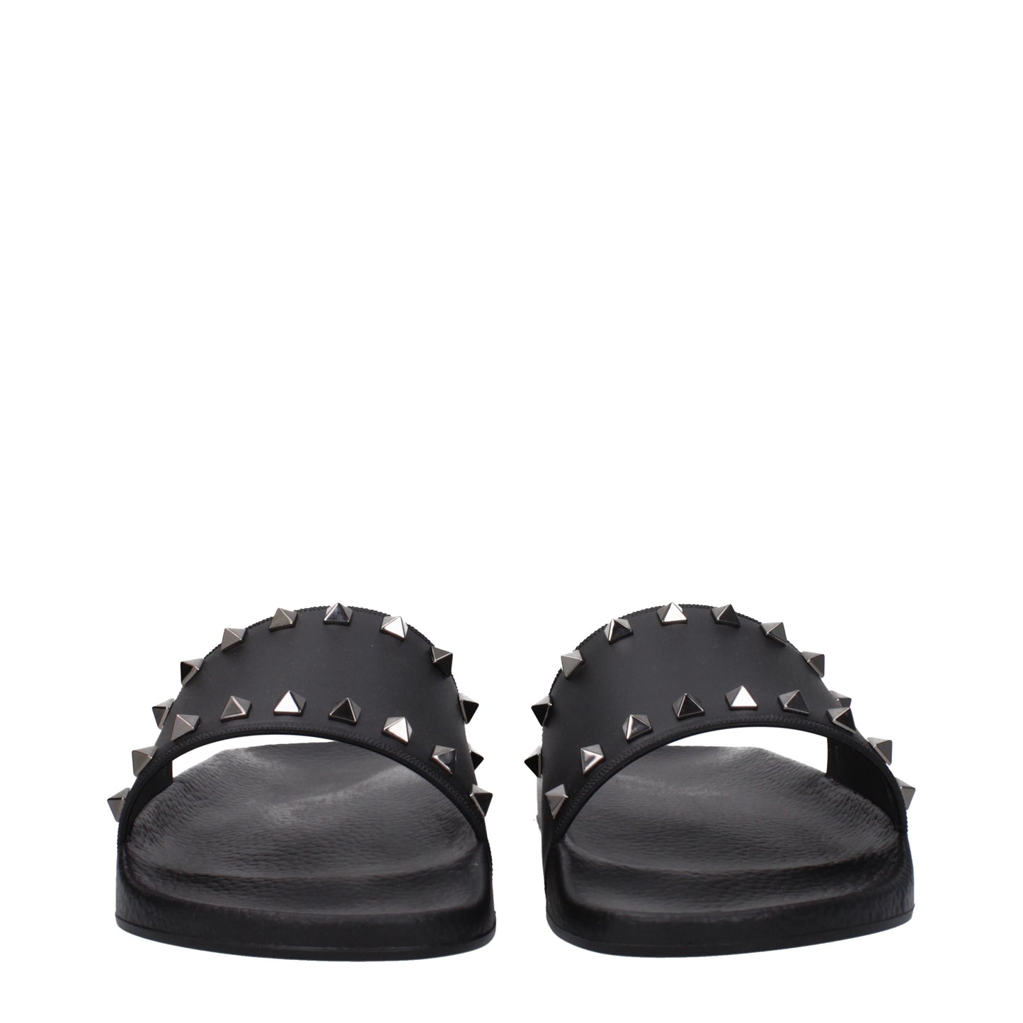 Valentino Garavani Sandals & Slippers Men Rubber Black