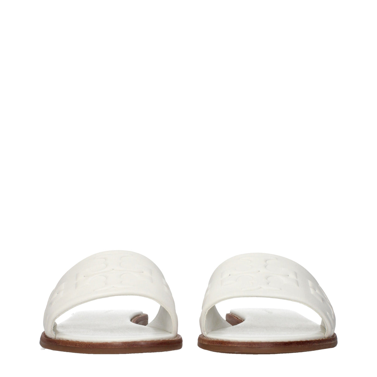 Tory Burch Slippers and Clogs Women Leather White/Snow