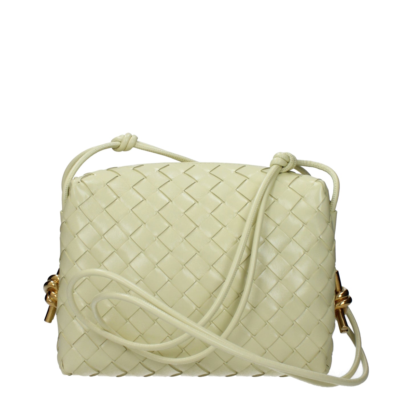 Bottega Veneta Women's Crossbody Bags Leather Cream