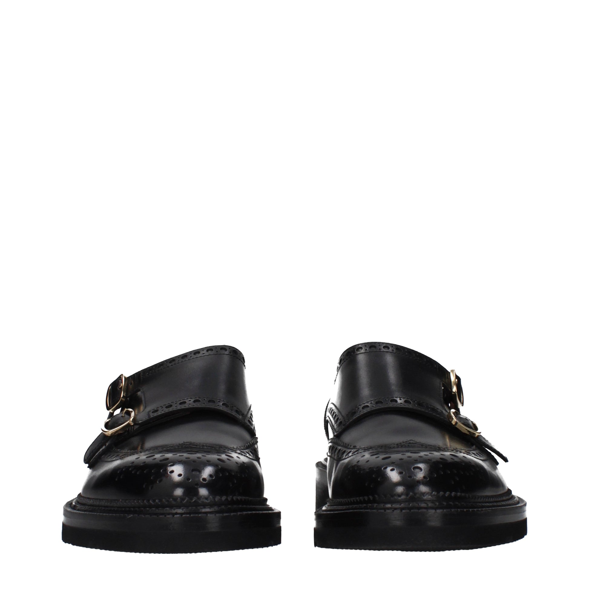 Santoni Lace up and Monkstrap Men Leather Black