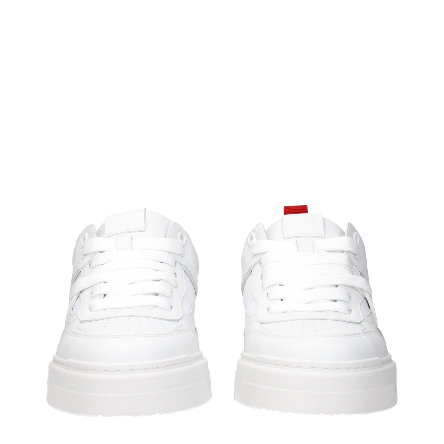 Louboutin Sneakers Men Leather White