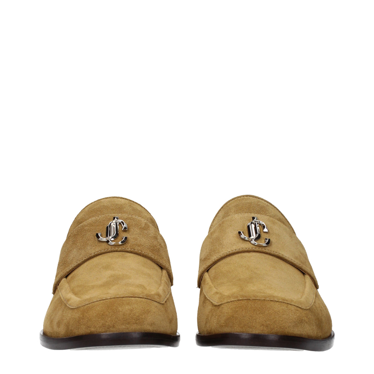 Jil Sander Loafers Men Suede Brown/Camel