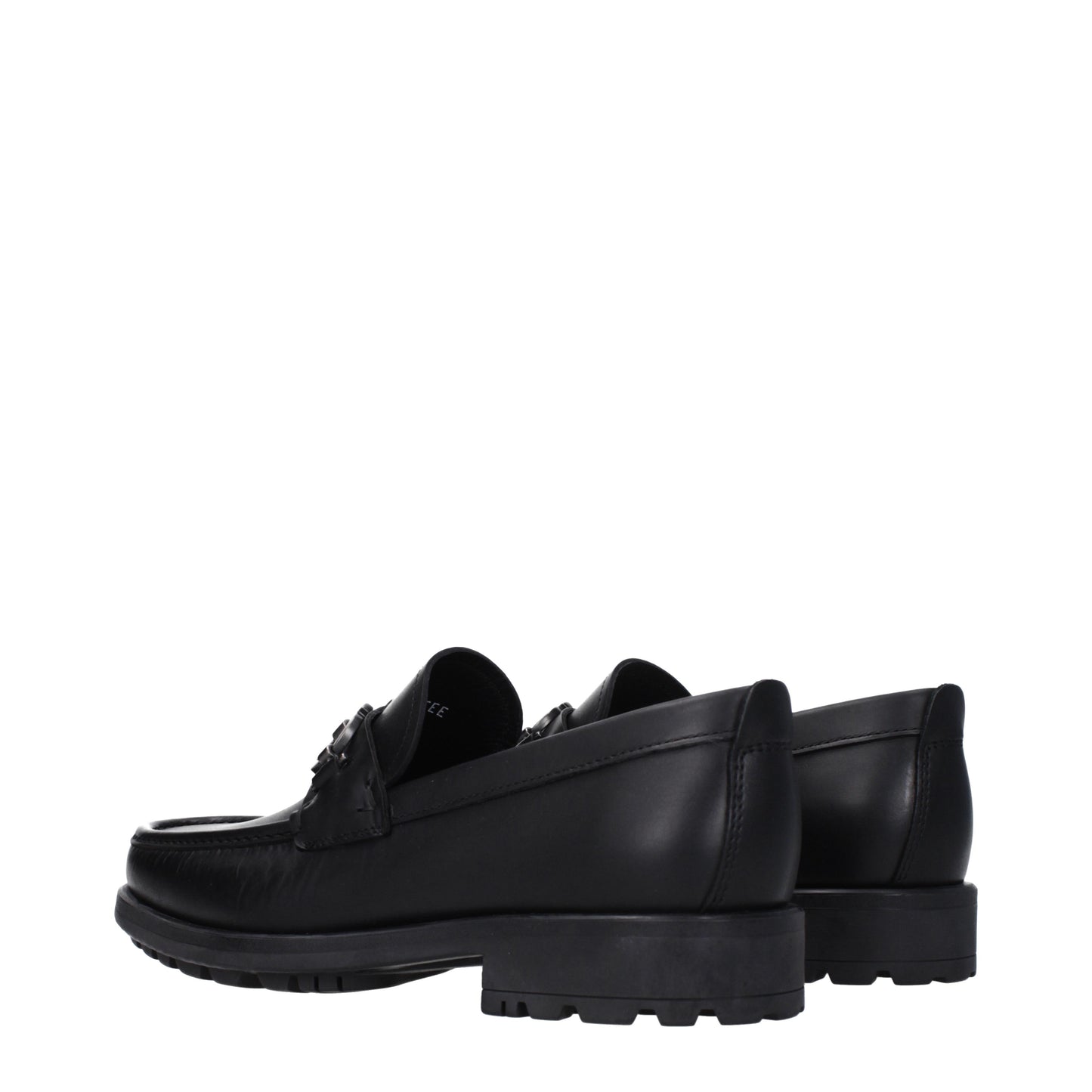 Salvatore Ferragamo Men's Loafers in Leather Black