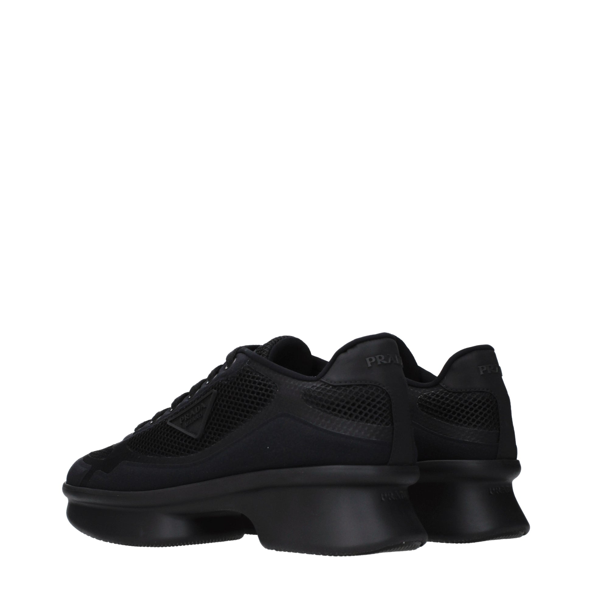 Prada Sneakers Women Fabric  Black
