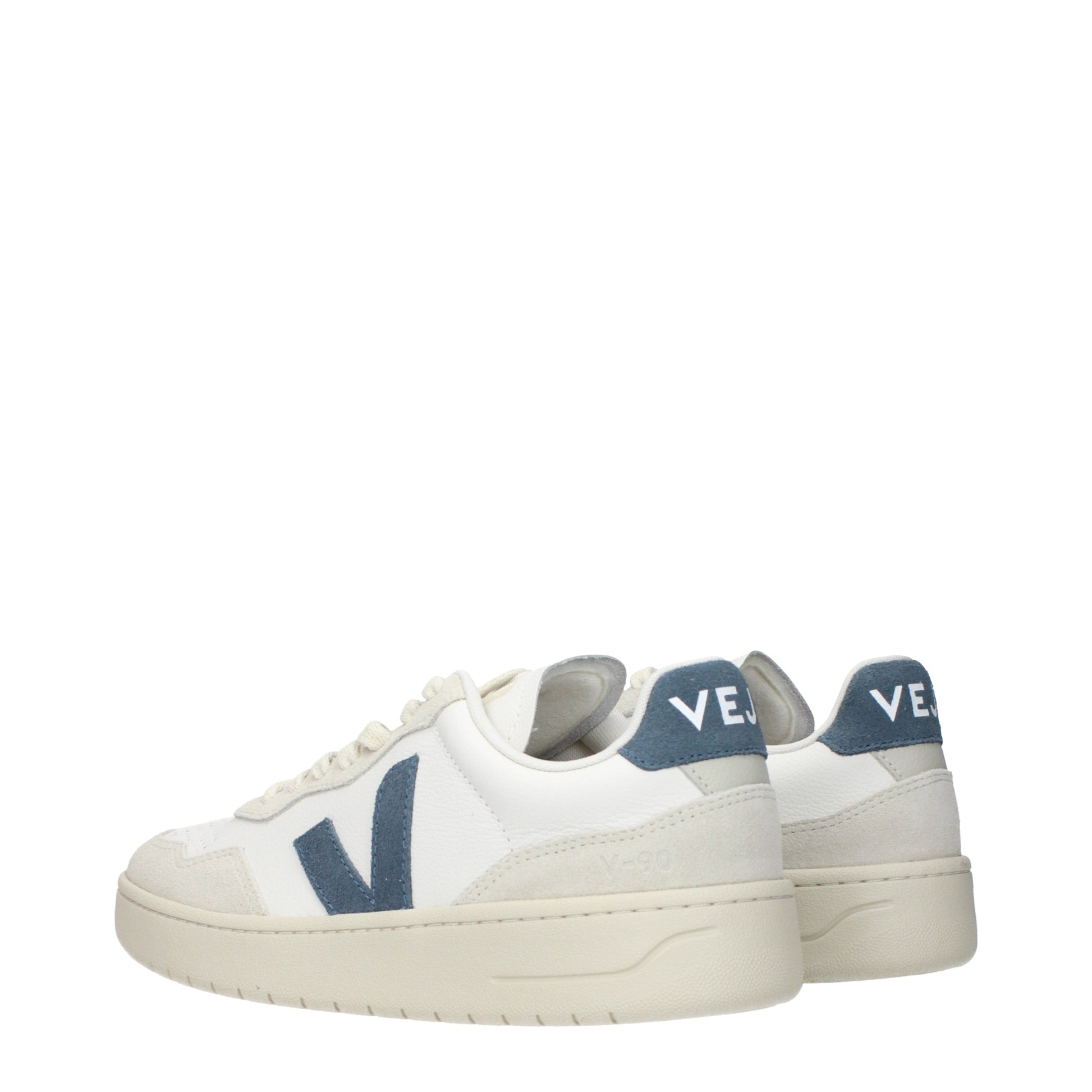 Veja Sneakers Women Leather White/Aviation Blue